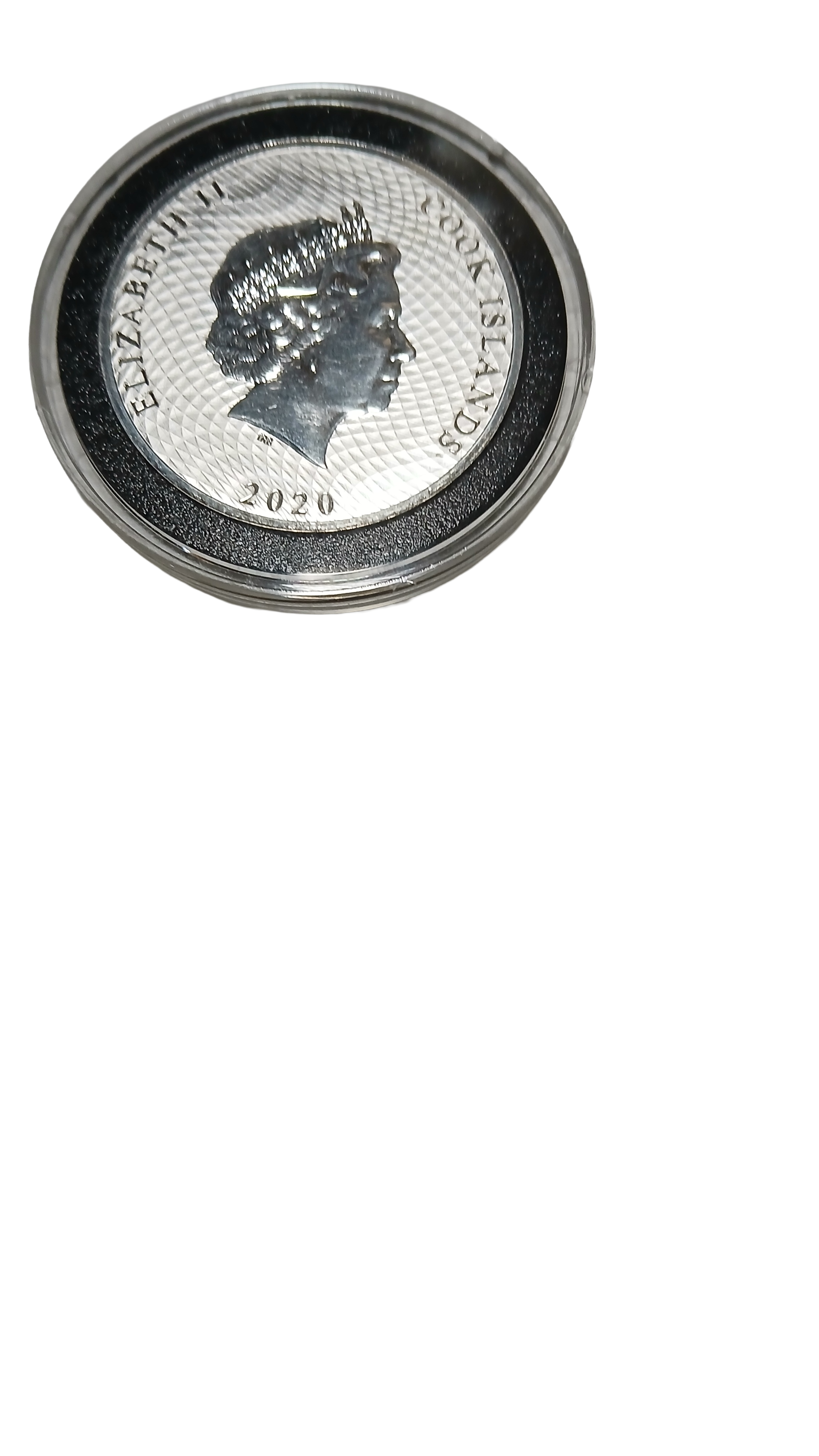 Cook Islands Bounty silver dollar obverse, Elizabeth II, 2020