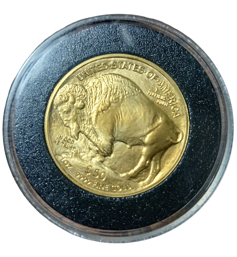 American Gold Buffalo reverse, bison design