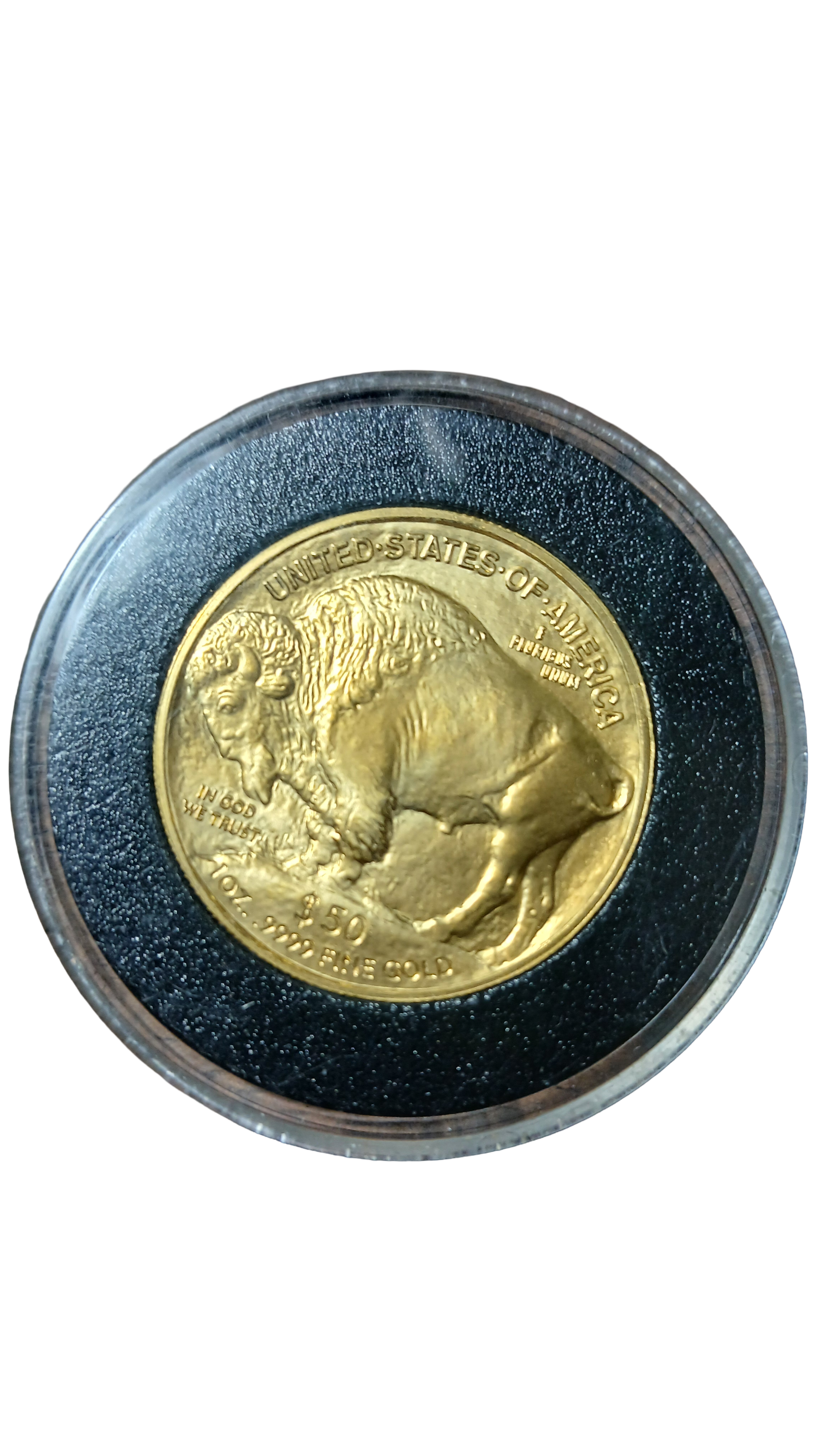American Gold Buffalo reverse, bison design