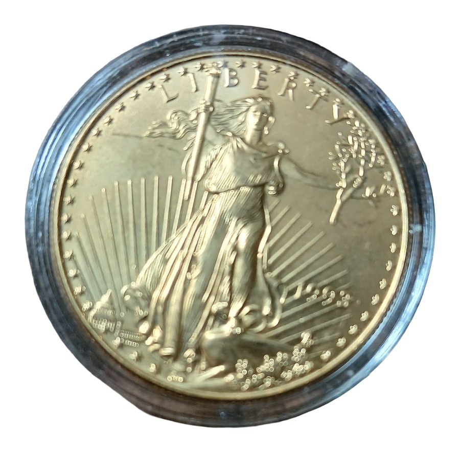 American Gold Eagle obverse, Liberty design