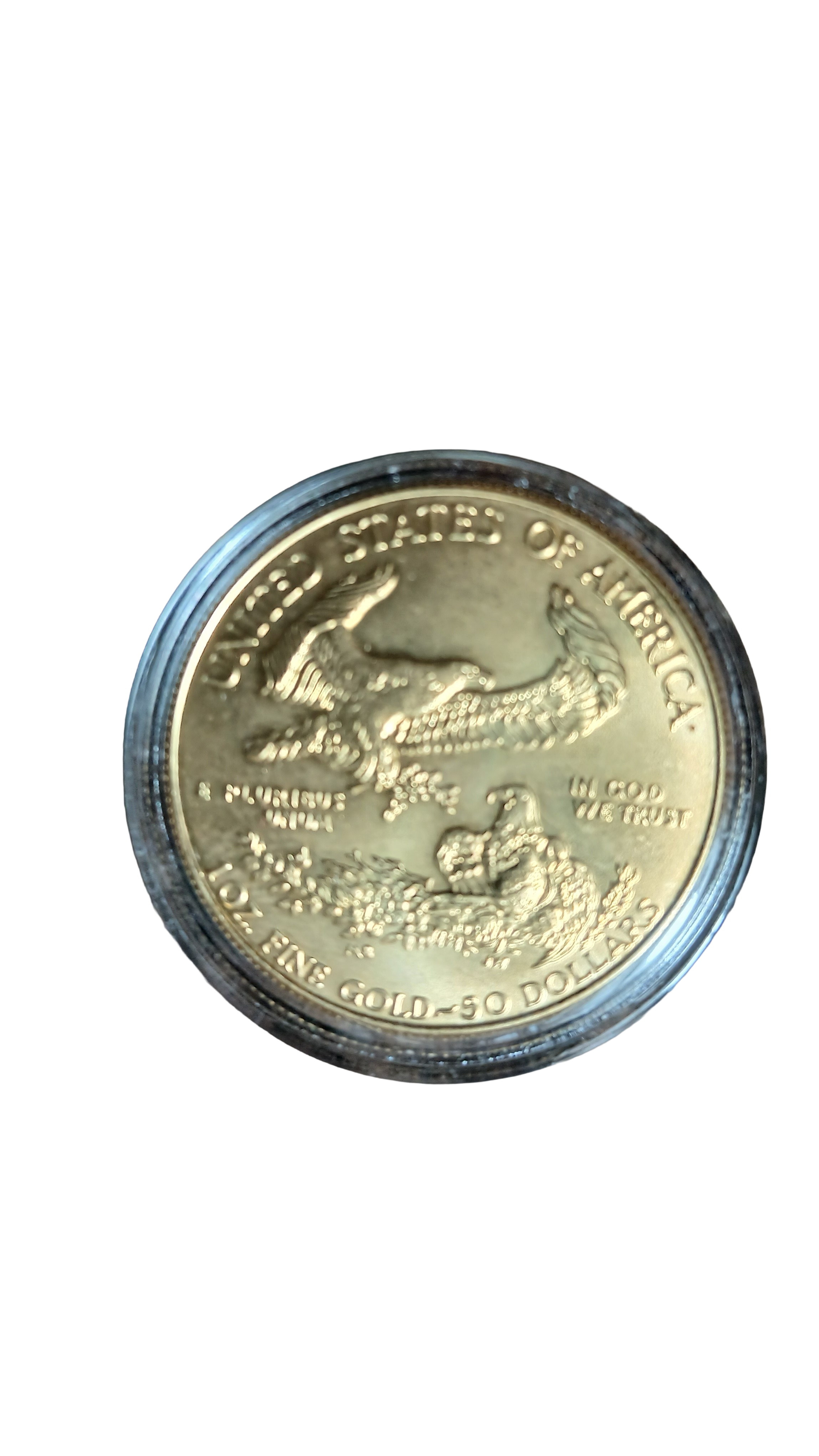 American Gold Eagle reverse, eagle nest design