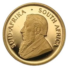South African Krugerrand obverse, Paul Kruger portrait